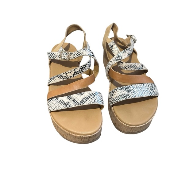 Call It Spring Tan and Brown Platform Sandals - Picture 5 of 5